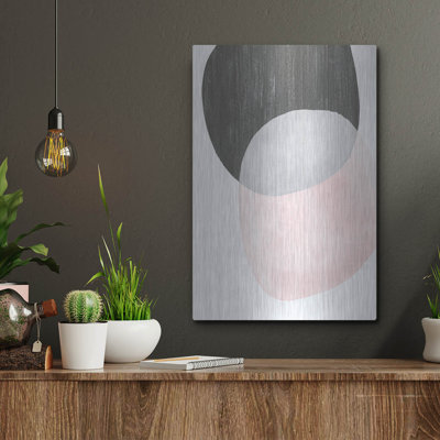 Art mural en métal Winston Porter «Shifting Spheres II» par Grace Popp