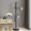 Metal Coat Rack With Natural Marble Base And 12 Hooks-106633925