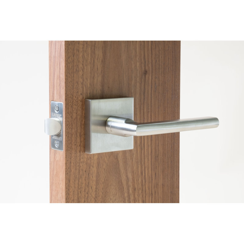 Alpine Lever 78 avec rose carré, 2.375", Acier inoxydable poli