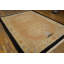 Tapis saumon antique en laine Art Deco