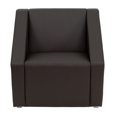 Chaise longue Beninga LeatherSoft avec base triangulaire
