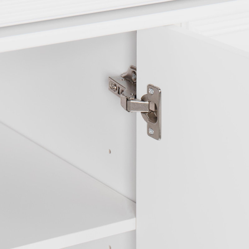Armoire de salle de bain 35,6 ", seulement armoire, blanc, Blanc