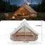 Tente de camping familiale (beige)-126509589