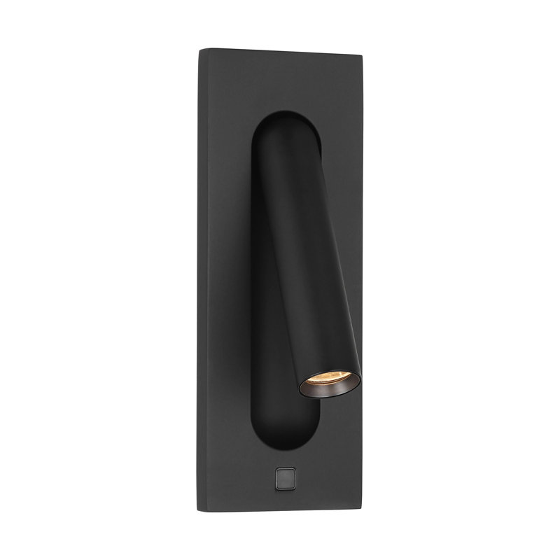 Ponte LED Flush Mounted Sconce, Nightshade Black