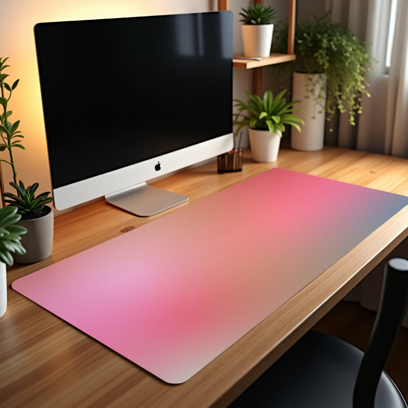 Polyester Desk Pad, 31.5x15.5