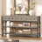 52'' Entryway Table Console Table with 3 Drawers Sofa Table Narrow Long with Storage Shelves Wood Accent Sofa Table with Storage Shelf for Living Room, Couch, Hallway, Foyer, Kitchen Counter