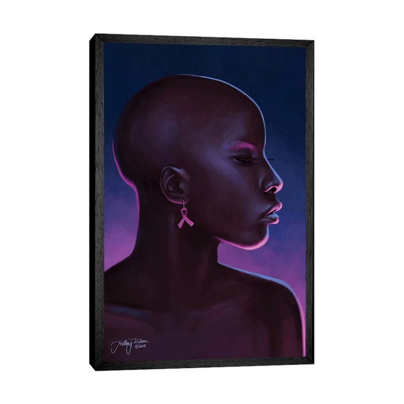 Fight 1 Piece Wall Art on Canvas, 66.04 cm H x 45.72 cm W, Black Framed