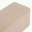 Repose-pieds long en peluche avec tissu doux et design confortable