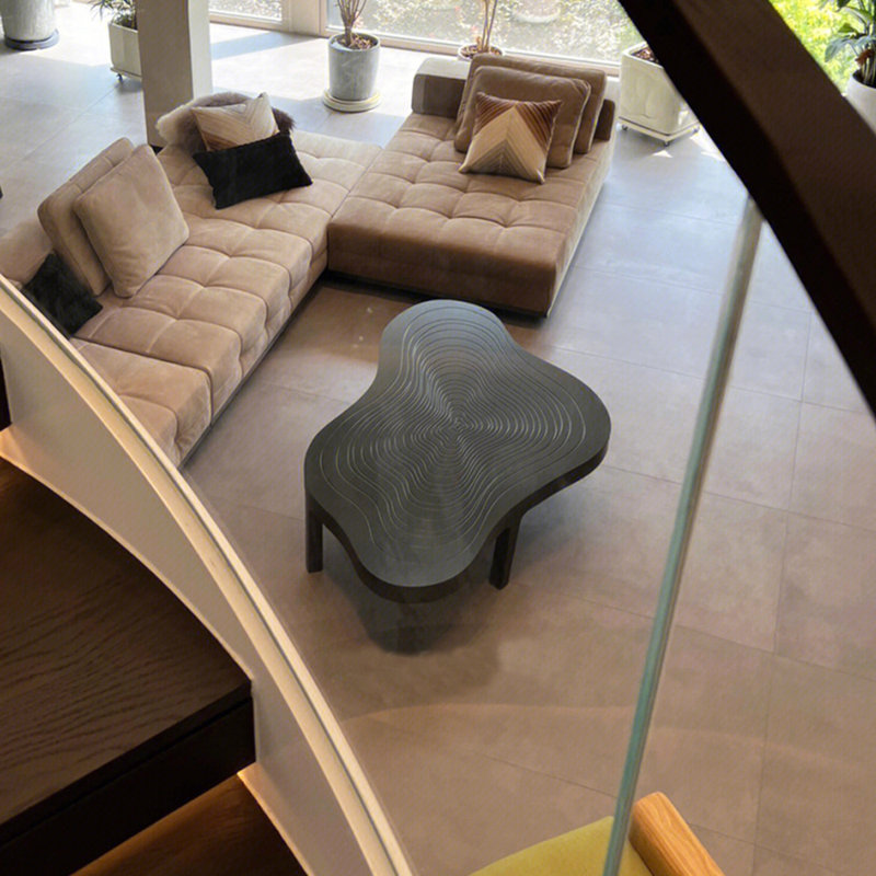 Table basse en bois simple et moderne, H 14,9 po x L 47,2 po x l 30,7 po