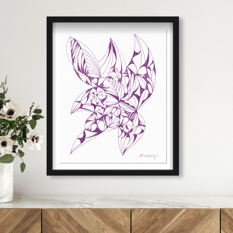 Manuel Roman - Starfish Shadowbox Abstract Print by Oliver Gal, Black Frame, 10 x 15, 37.5"H x 31.5"W, Black Shadowbox
