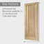 Internal Oak Worcester 3 Panel-45399169