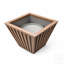 Pot à fleurs carré Square Grove - Durable, résistant aux intempéries et parfait pour une utilisation intérieure ou extérieure-1747294080