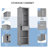 Kitchen Pantry Cabinet With Sliding Storage Rack 4 Doors-1947693876