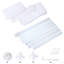 Auvent de mariage 10 pi x 10 pi pour tente de réception d'extérieur robuste + 4 murs amovibles-123312068