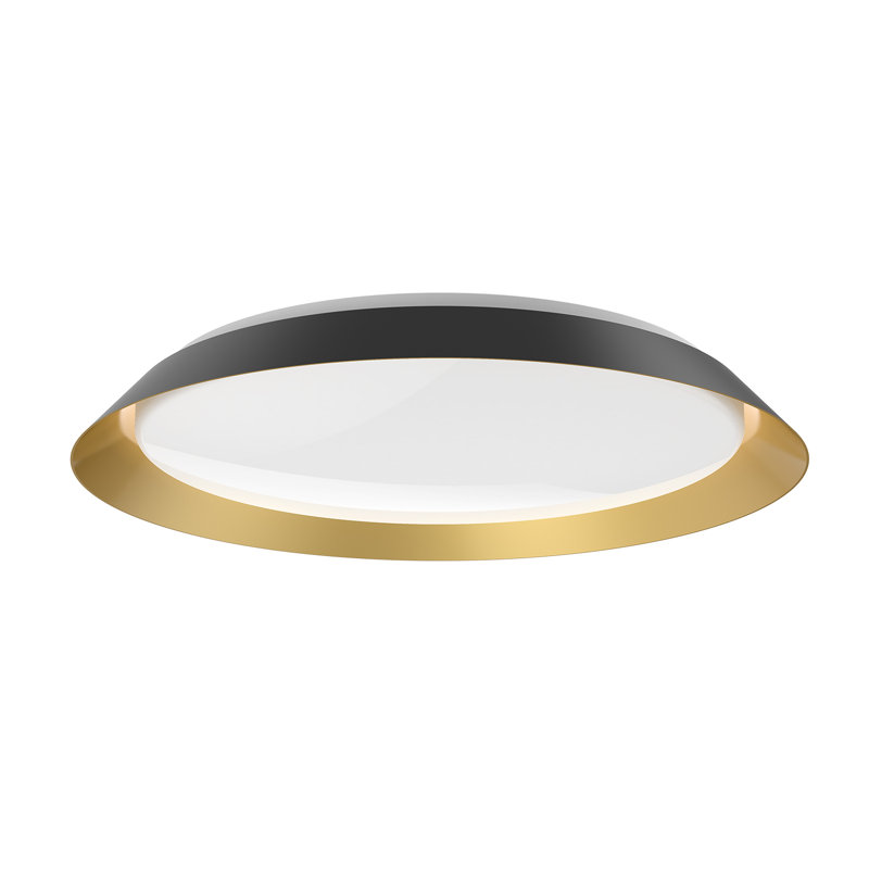 Jasper 1 - Light LED Flush Mount, Black/Gold
