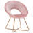 Vanezza 28.35" Wide Modern Faux Suede Accent Chair with Metal Legs-1958466011-1958466013
