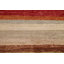 Tapis oriental rayé en laine Gabbeh 3 x 10