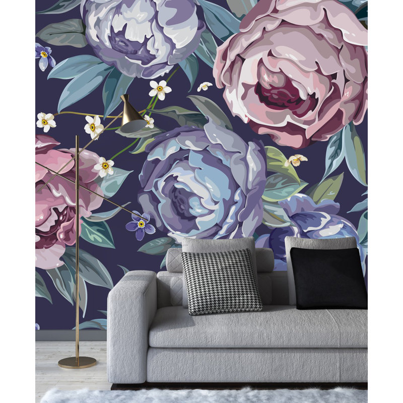 Peel & Stick Wall Mural, 8.34' W x 8.34' L