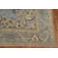 Tapis bleu clair fait à la main 9 x 12 po