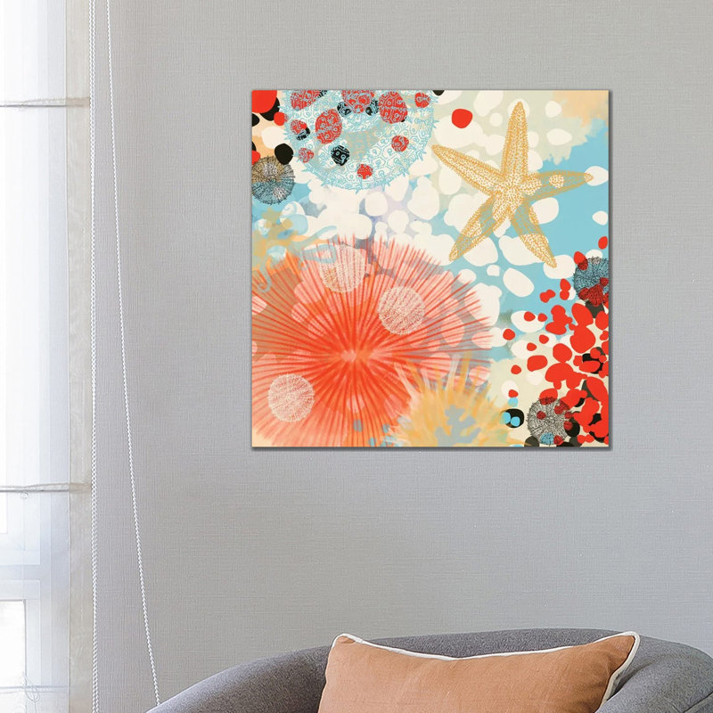 Exotic Sea Life II by Irena Orlov - Wrapped Canvas Print, 66.04 cm H x 66.04 cm W x 3.175 cm D
