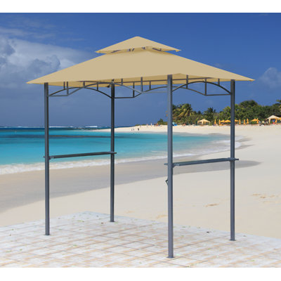 Fournier Dakota Fields Beige Plastic Replacement Canopy for Gazebo