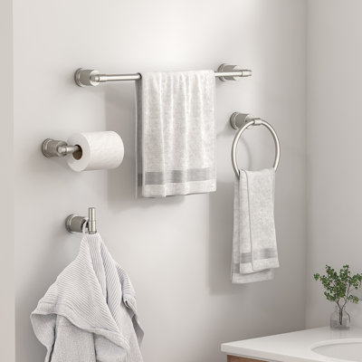 4 - Piece Bathroom Hardware Set