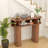 39.37'' Console Table, with 3 Storage and Sliding Doors Accent Tables for Entryway-1935878363