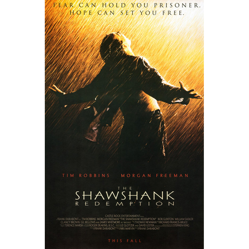 Shawshank Red rachat LC005, H 24 po x l 15 po