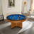 Round Solid Wood Home Standard 5'Pool Table