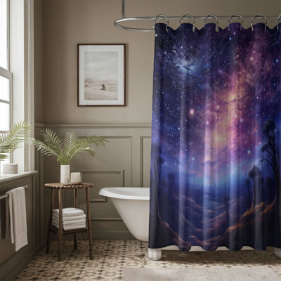 Sky's Glow - 1 Piece Standard Shower Curtain