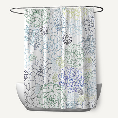 Rideau de douche simple Miki