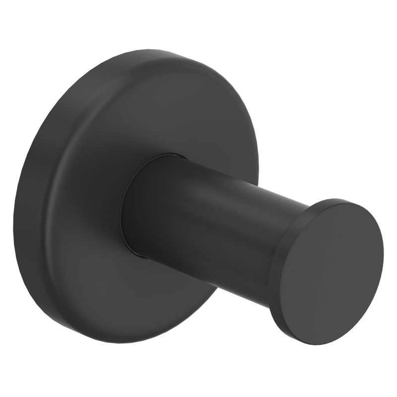 Lombardia® Wall Mounted Robe Hook, Matte Black