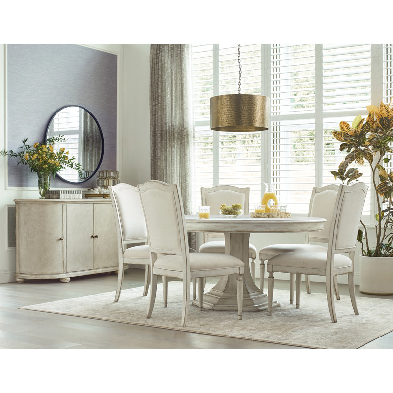 Chaise d'appoint rembourrée Daniella - crème