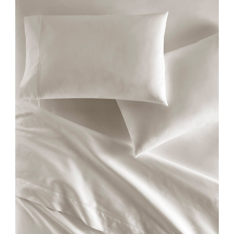 Virtuoso Sateen Fitted Sheet, King Fitted Sheet, Platinum