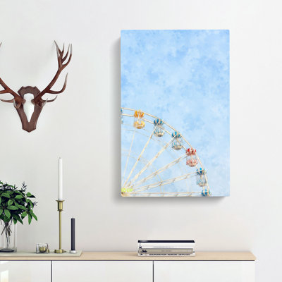 Pretty Ferris Wheel - Wrapped Canvas