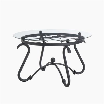 Table basse à plateau en verre Djene