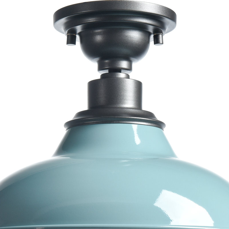 Ionathan Flush Mount, Light Blue
