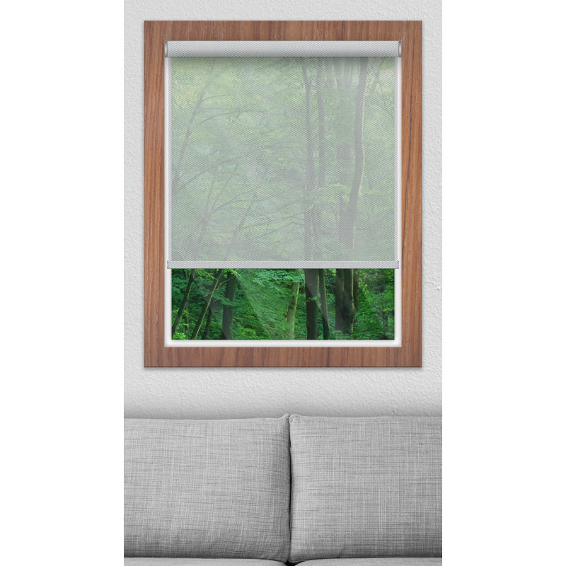 Rideau solaire semi-transparent, Gris clair, l 57 po x L 72 po