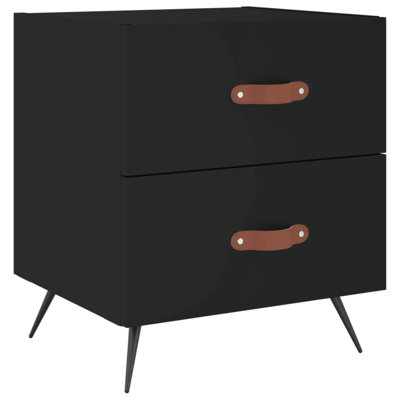 Hilaire 40 cm W Iron Bedside Table