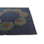 Tapis carré bleu marine Otto