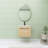 24.09'' Single Bathroom Vanity with Resin Top