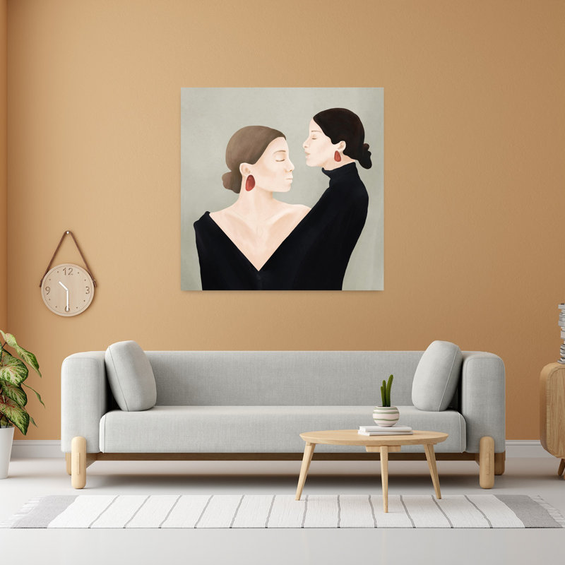 Flow Line - Wrapped Canvas Print, 121.92 cm H x 121.92 cm W