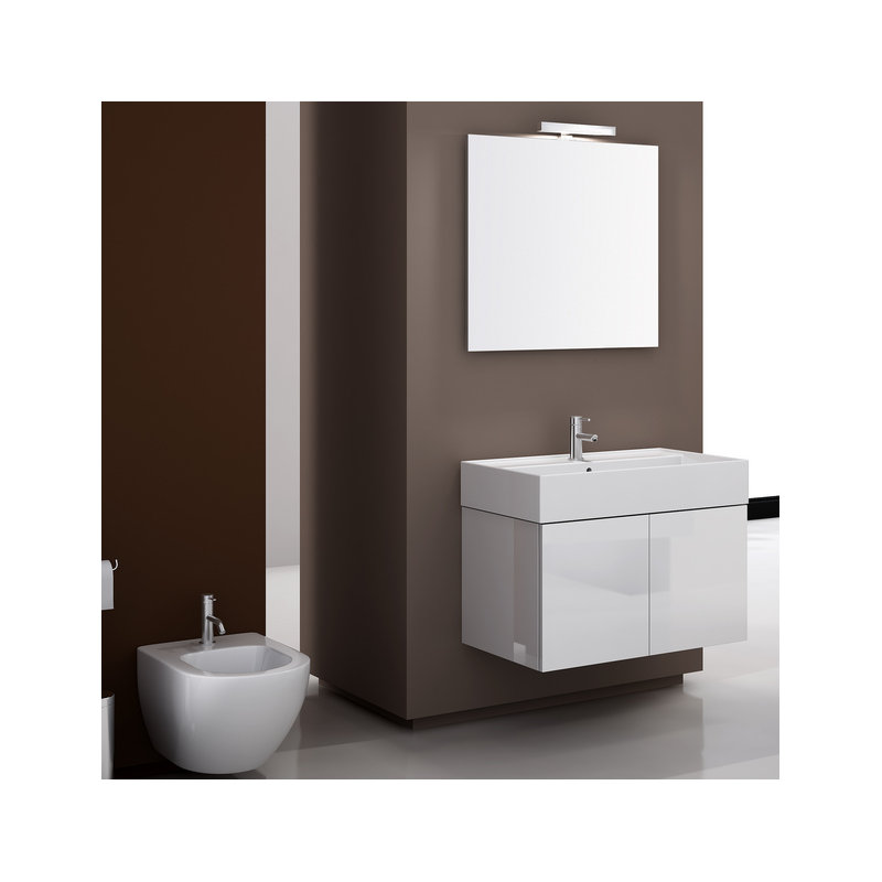 Ensemble de meuble-lavabo mural simple 31 po Smile