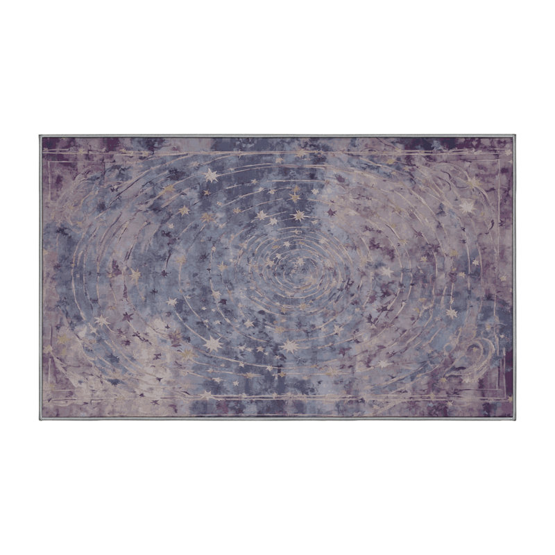 Tapis mauve lavable à la machine, Tapis de couloir 2 pi x 5 pi