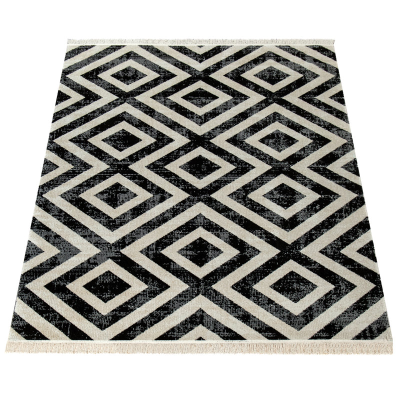Middleham Geometric Indoor / Outdoor Area Rug, Rectangle 240 x 340cm