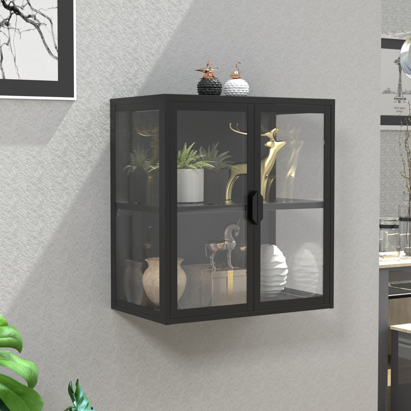 Myqueal Display Cabinet, Black