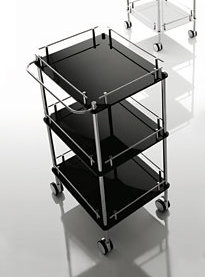 Complementi Metal Shelving, Black