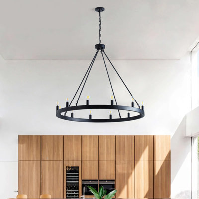 Lustre 12 lumières façon bougie