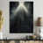 Cadre photo blanc simple, bois massif