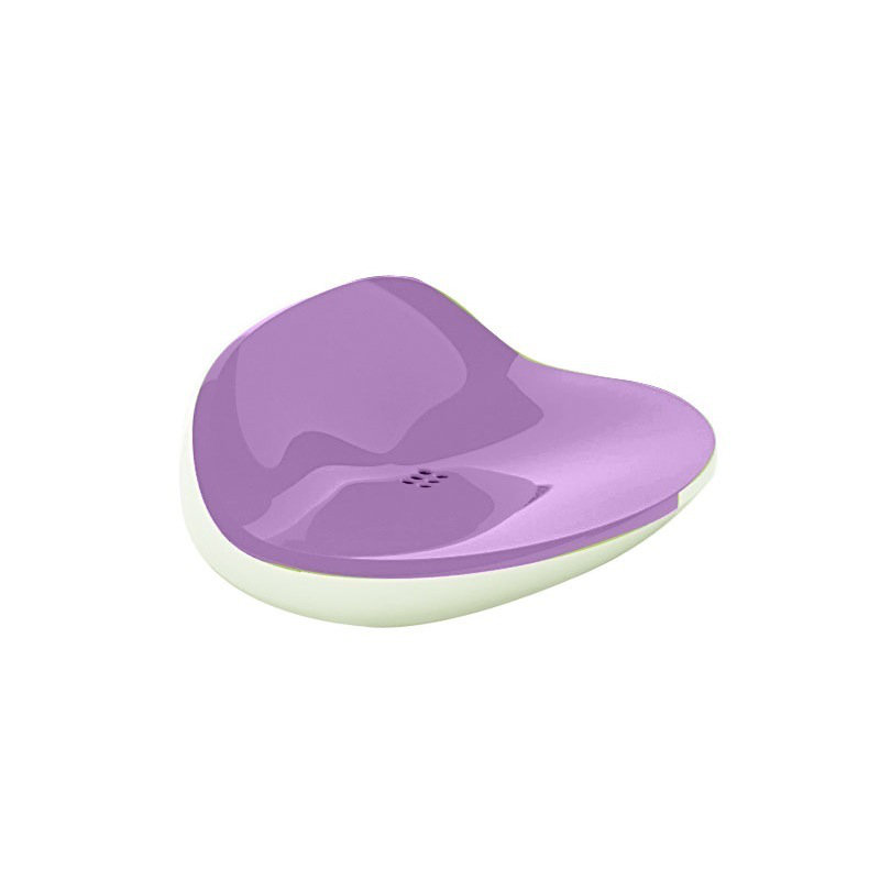Plat à savon Waurika, Blanc / lilas